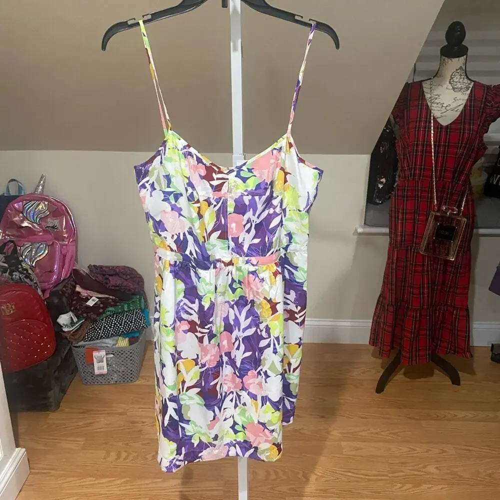 J. Crew Floral Seaside Cami Dress